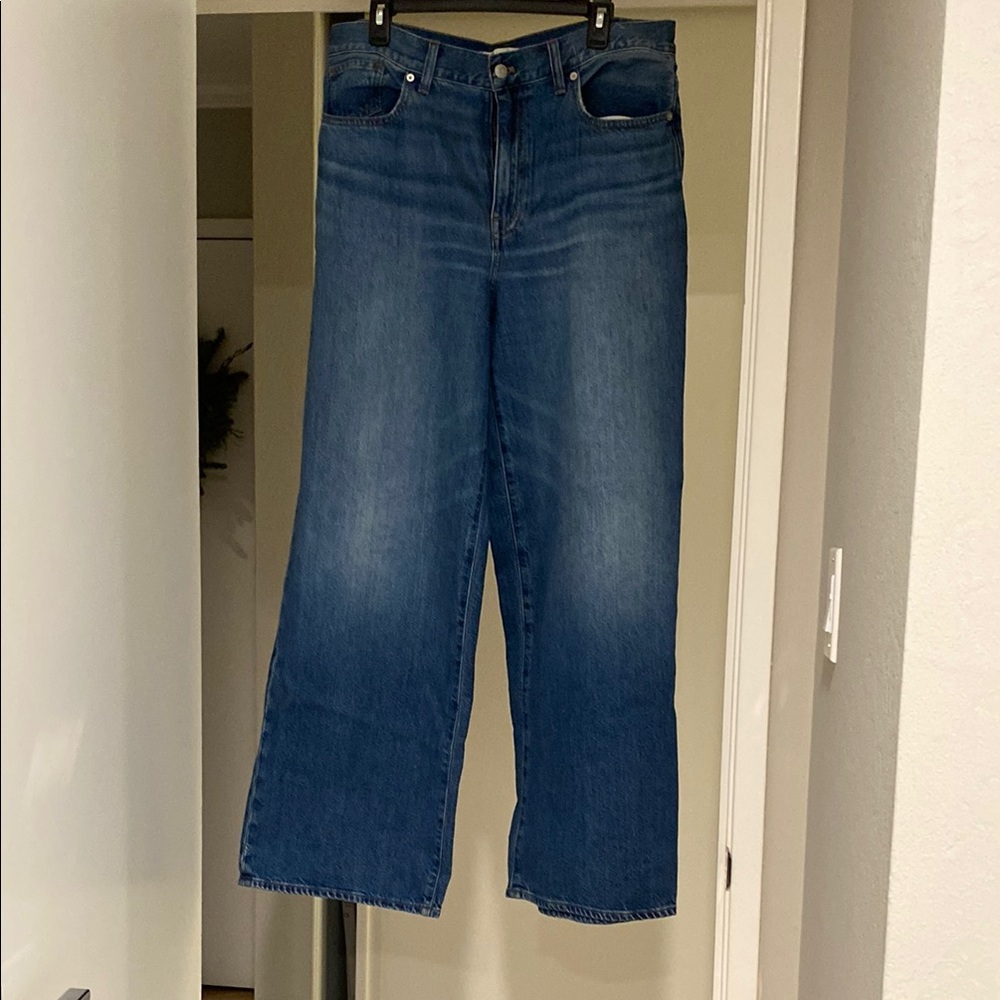 Madewell High Rise Super Wide Leg Jeans